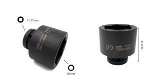 Ceta Form 60 mm 1” 6 Köşe Havalı-Darbeli Lokma Anahtar C82-H60