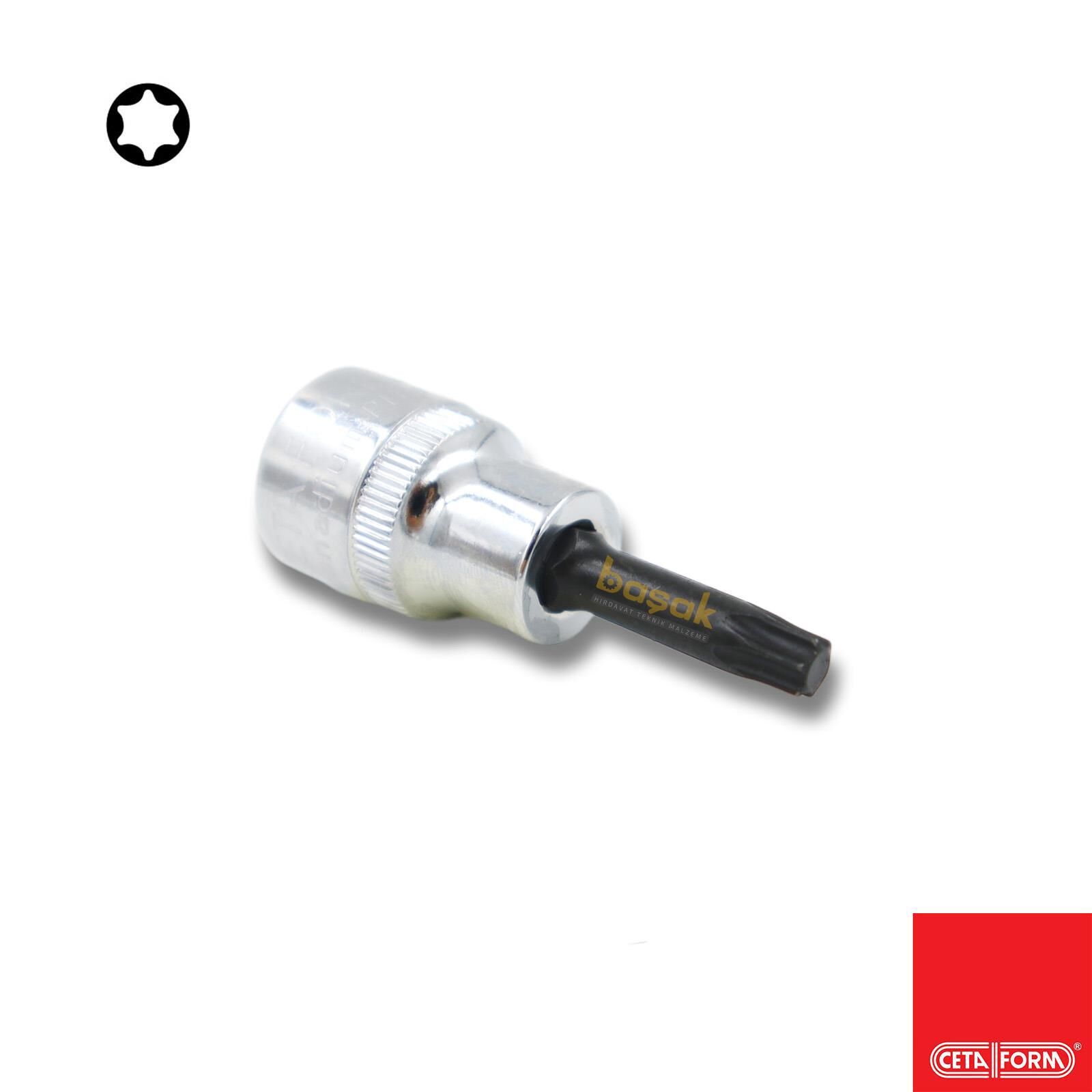 Ceta Form T10 3/8” Torx Uçlu Lokma C18S-T10