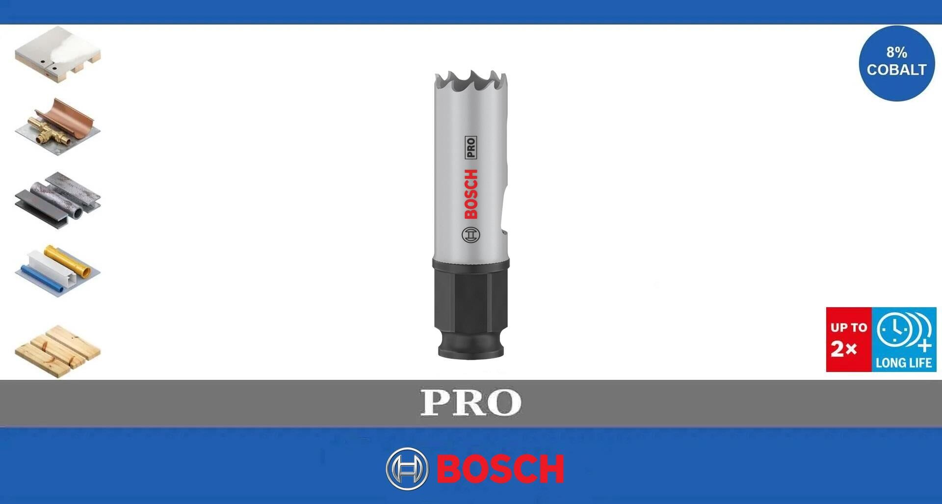 Bosch Pro 19 mm PC Delik Testeresi HSS %8 Kobalt 2608594367