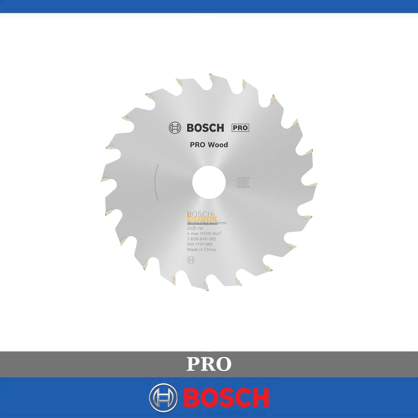 Bosch Pro 130x20/16 mm 20 Diş Ahşap Daire Testere 2608640582