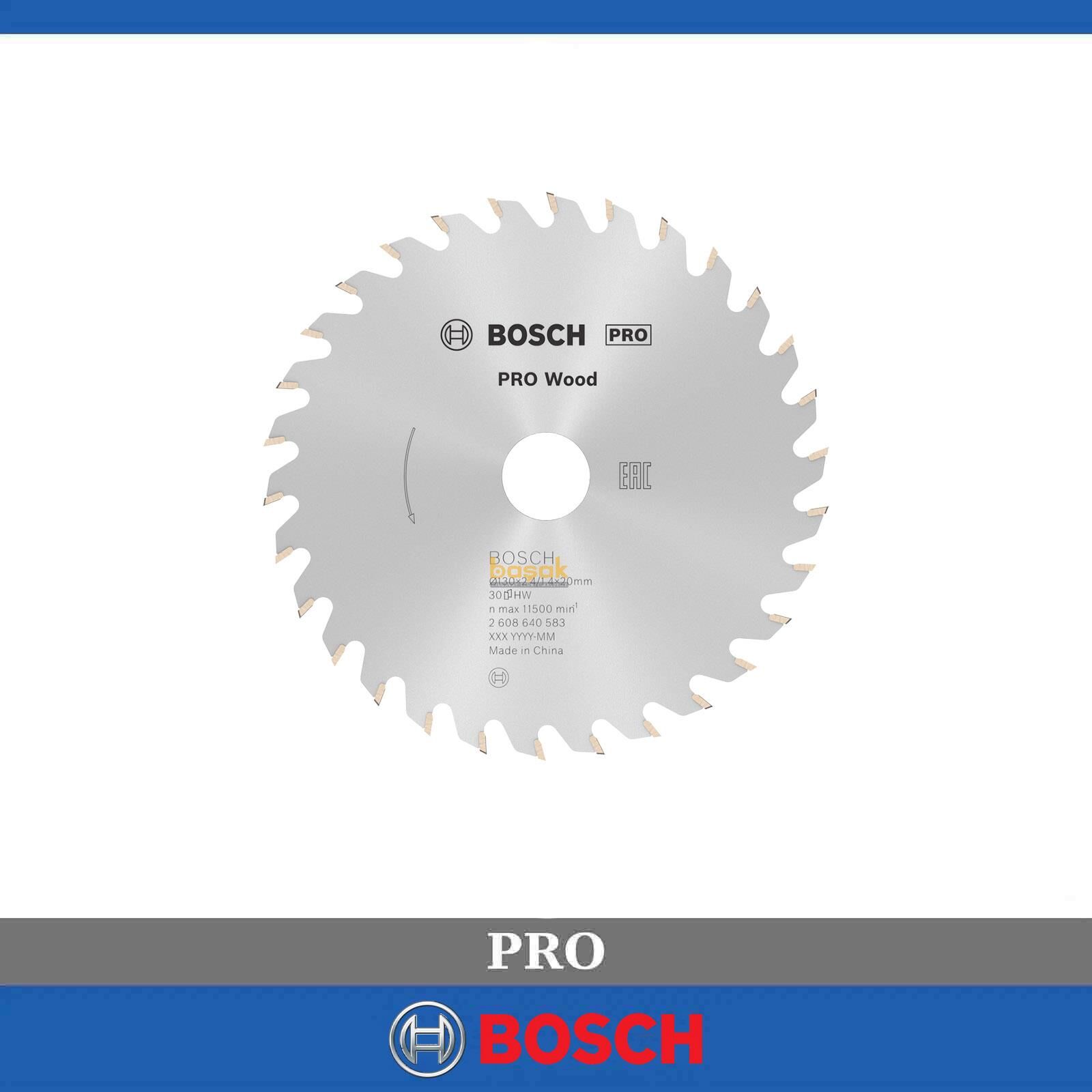 Bosch Pro 130x20/16 mm 30 Diş Ahşap Daire Testere 2608640583