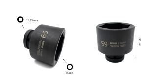 Ceta Form 65 mm 1” 6 Köşe Havalı-Darbeli Lokma Anahtar C82-H65