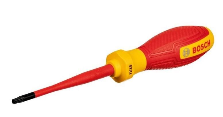 Bosch T15 x 75 mm VDE İzeloleli Torx Uçlu Tornavida 1600A02NC6