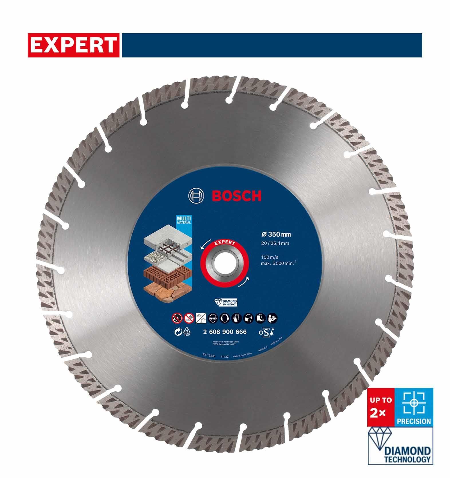 Bosch Expert 350 mm Yapı Malzemeleri Elmas Kesme Diski 2608900666