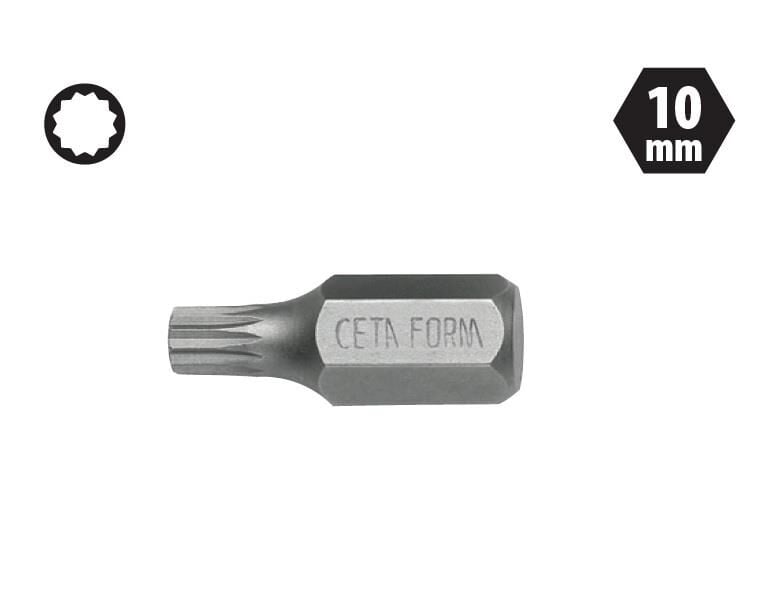Ceta Form H10 XZN M12 x 30 mm Bits Uç CB/3012G