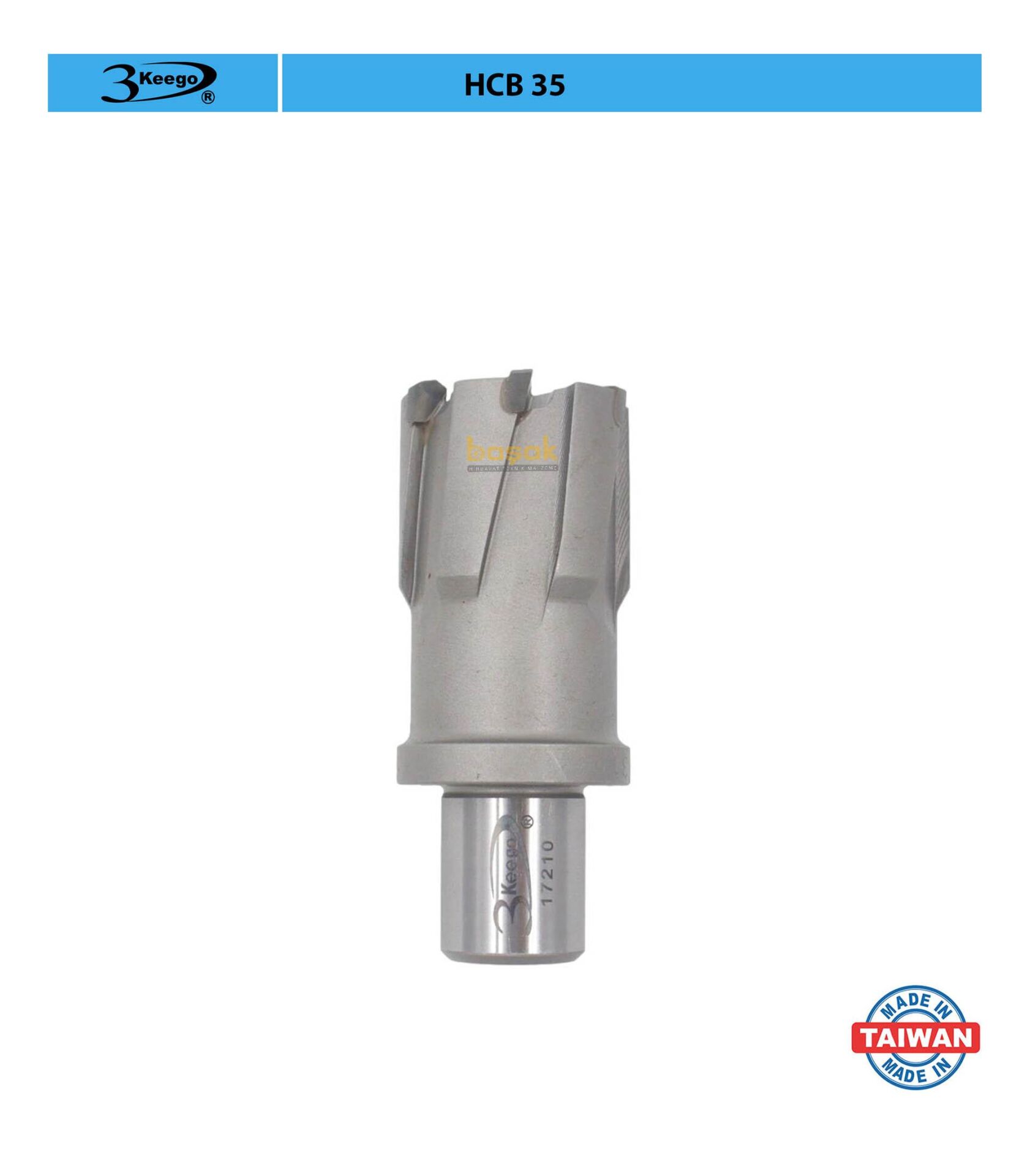 3Keego 31 x 35 mm TCT Elmas Manyetik Matkap Ucu HCB35