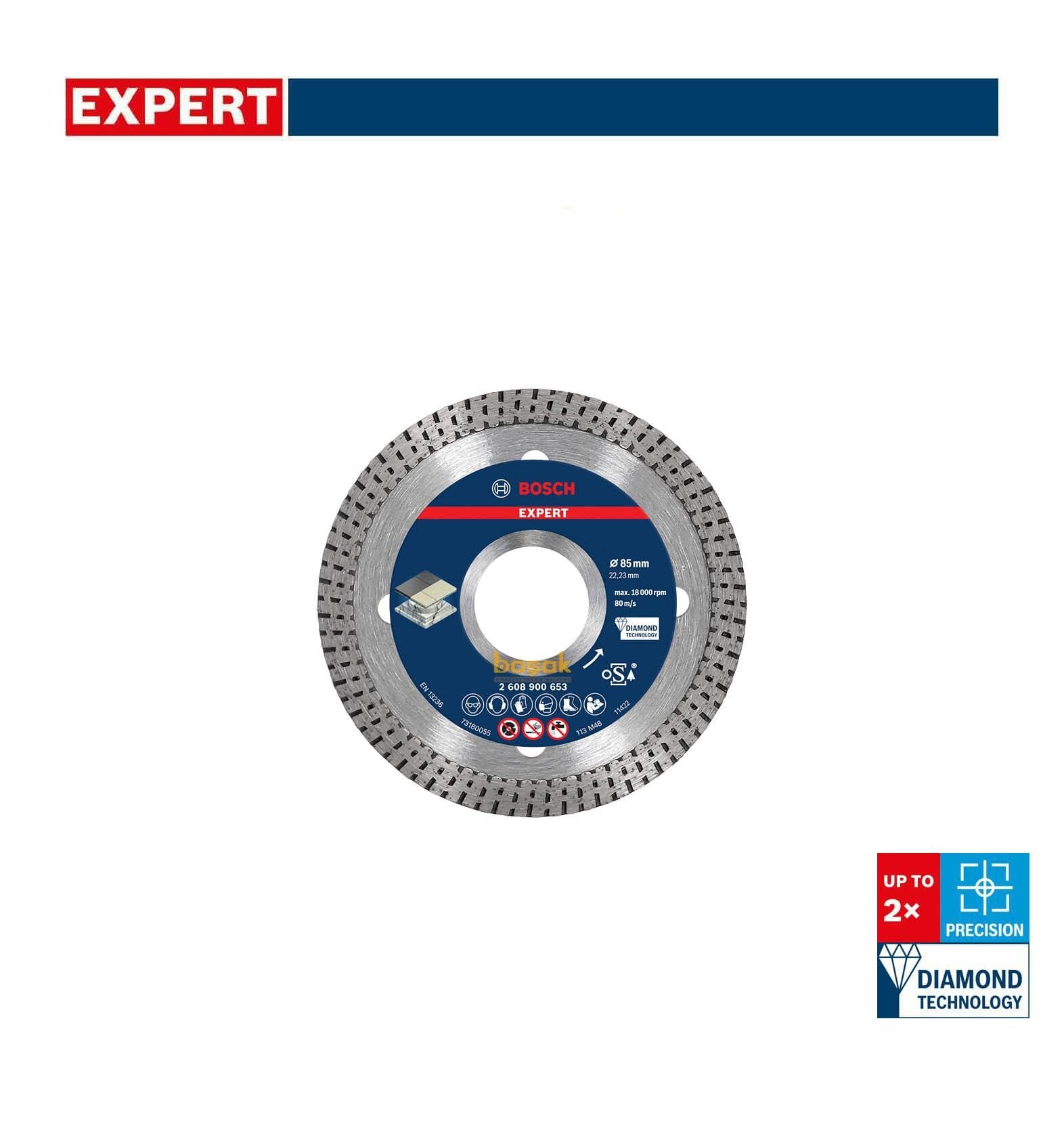 Bosch Expert 85 mm Sert Seramik Elmas Kesme Diski 2608900653