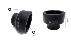 Ceta Form 75 mm 1” 6 Köşe Havalı-Darbeli Lokma Anahtar C82-H75