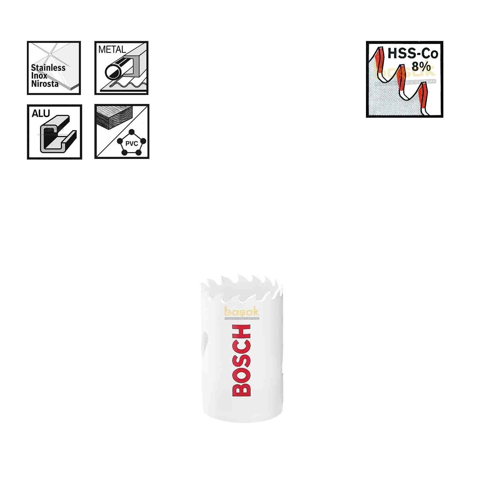 Bosch HSS Bi-Metal Panç 27 mm 2608580472