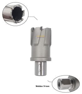 3Keego 34 x 35 mm TCT Elmas Manyetik Matkap Ucu HCB35