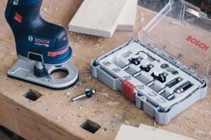 Bosch 6 Parça Düz Freze Ucu Seti 8 mm Şaftlı 2607017466