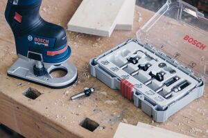 Bosch 6 Parça Düz Freze Ucu Seti 8 mm Şaftlı 2607017466