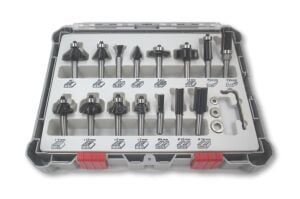 Bosch 15 Parça Karışık Freze Ucu Seti 8 mm Şaftlı 2607017472