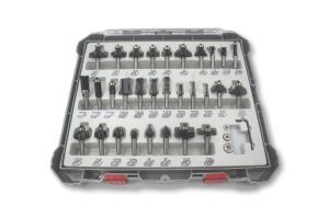 Bosch 30 Parça Karışık Freze Ucu Seti 8 mm Şaftlı 2607017475