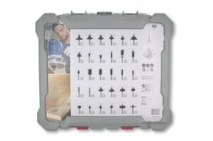 Bosch 30 Parça Karışık Freze Ucu Seti 8 mm Şaftlı 2607017475