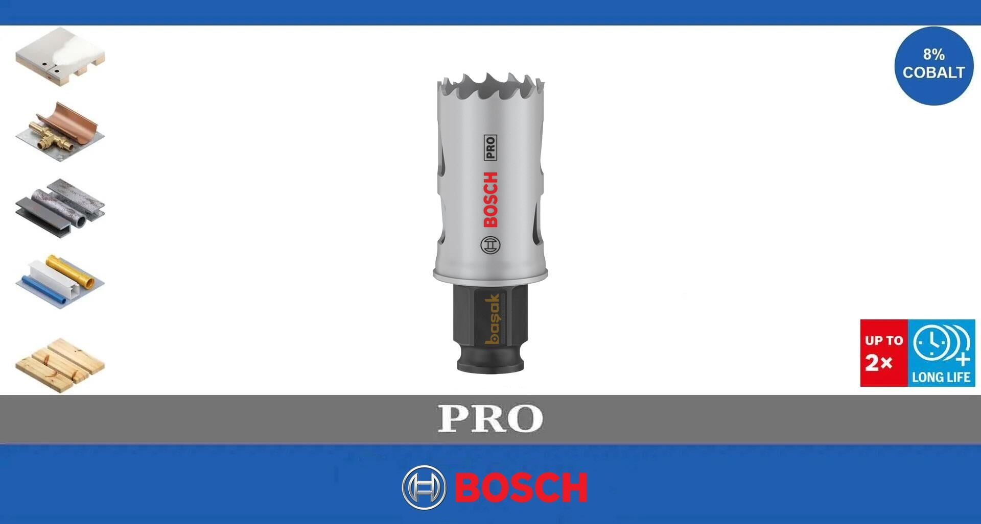 Bosch Pro 27 mm PC Delik Testeresi HSS %8 Kobalt 2608594373