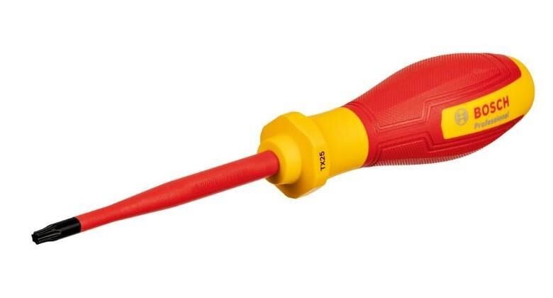 Bosch T25 x 100 mm VDE İzeloleli Torx Uçlu Tornavida 1600A02NC8