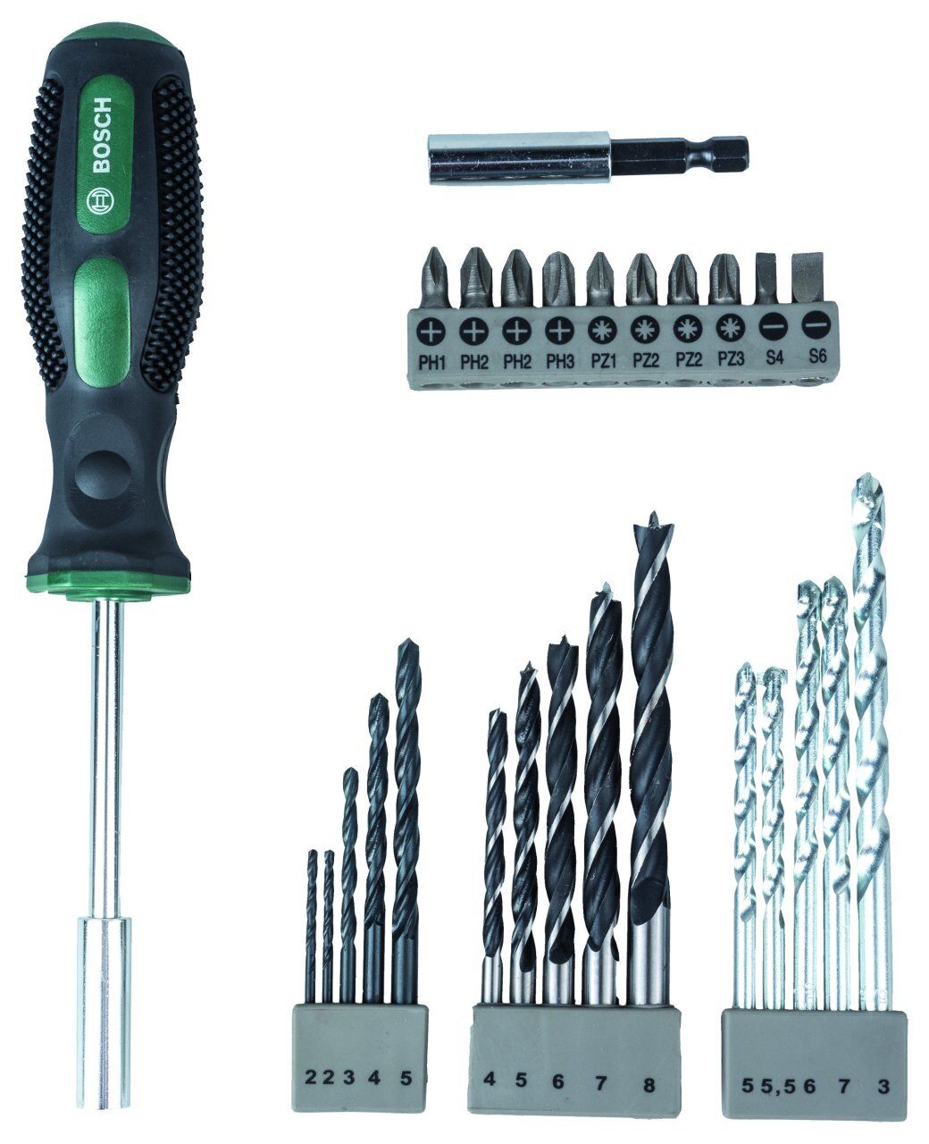 Bosch 27 Parça Tornavidalı Vidalama ve Matkap Ucu Seti 2607017201