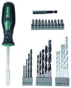 Bosch 27 Parça Tornavidalı Vidalama ve Matkap Ucu Seti 2607017201