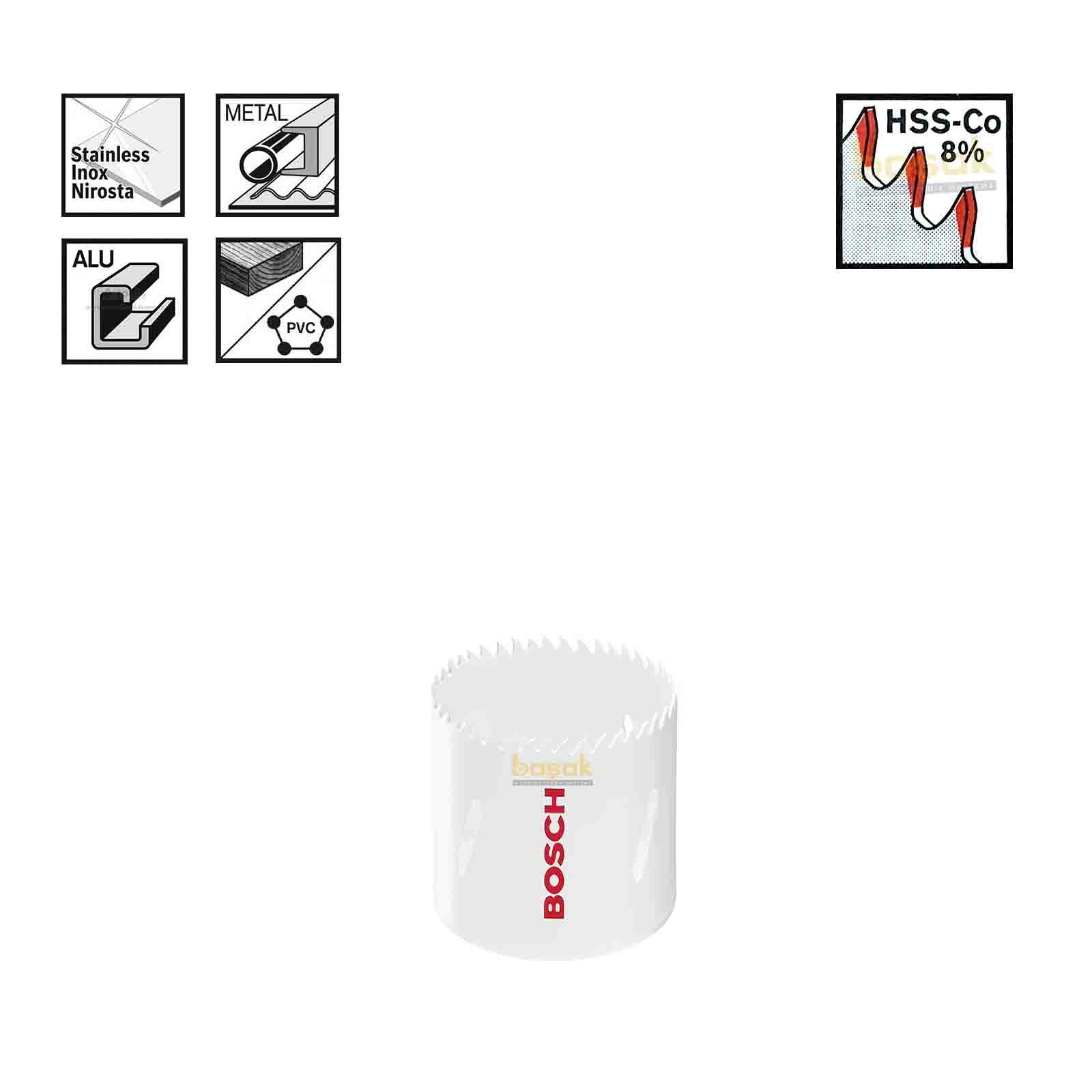Bosch Bi-Metal 46 mm Delik Açma Testeresi 2608580484
