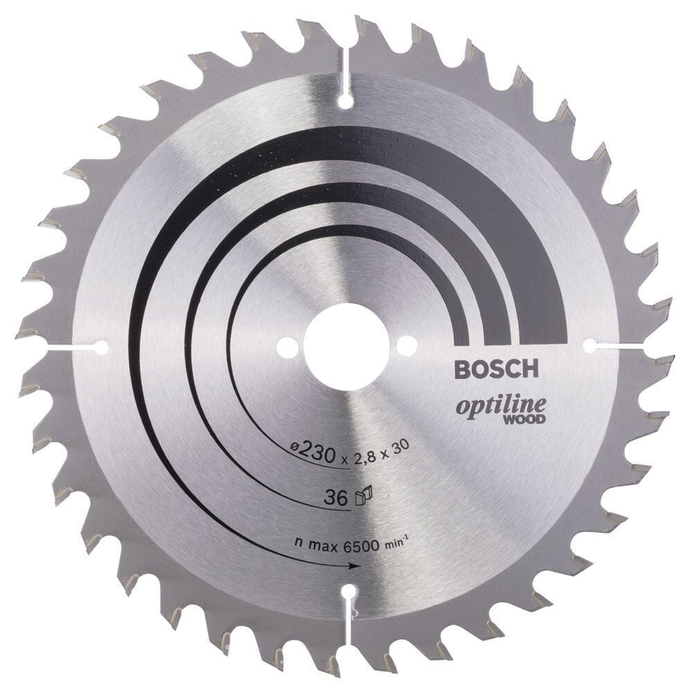 Bosch Optiline Ahşap 230x30 mm 36 Diş Daire Testere Bıçağı 2608640628