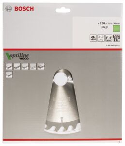 Bosch Optiline Ahşap 230x30 mm 36 Diş Daire Testere Bıçağı 2608640628