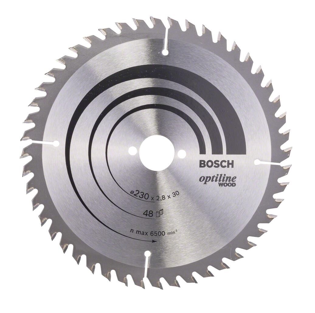 Bosch Optiline Ahşap 230x30 mm 48 Diş Daire Testere Bıçağı 2608640629