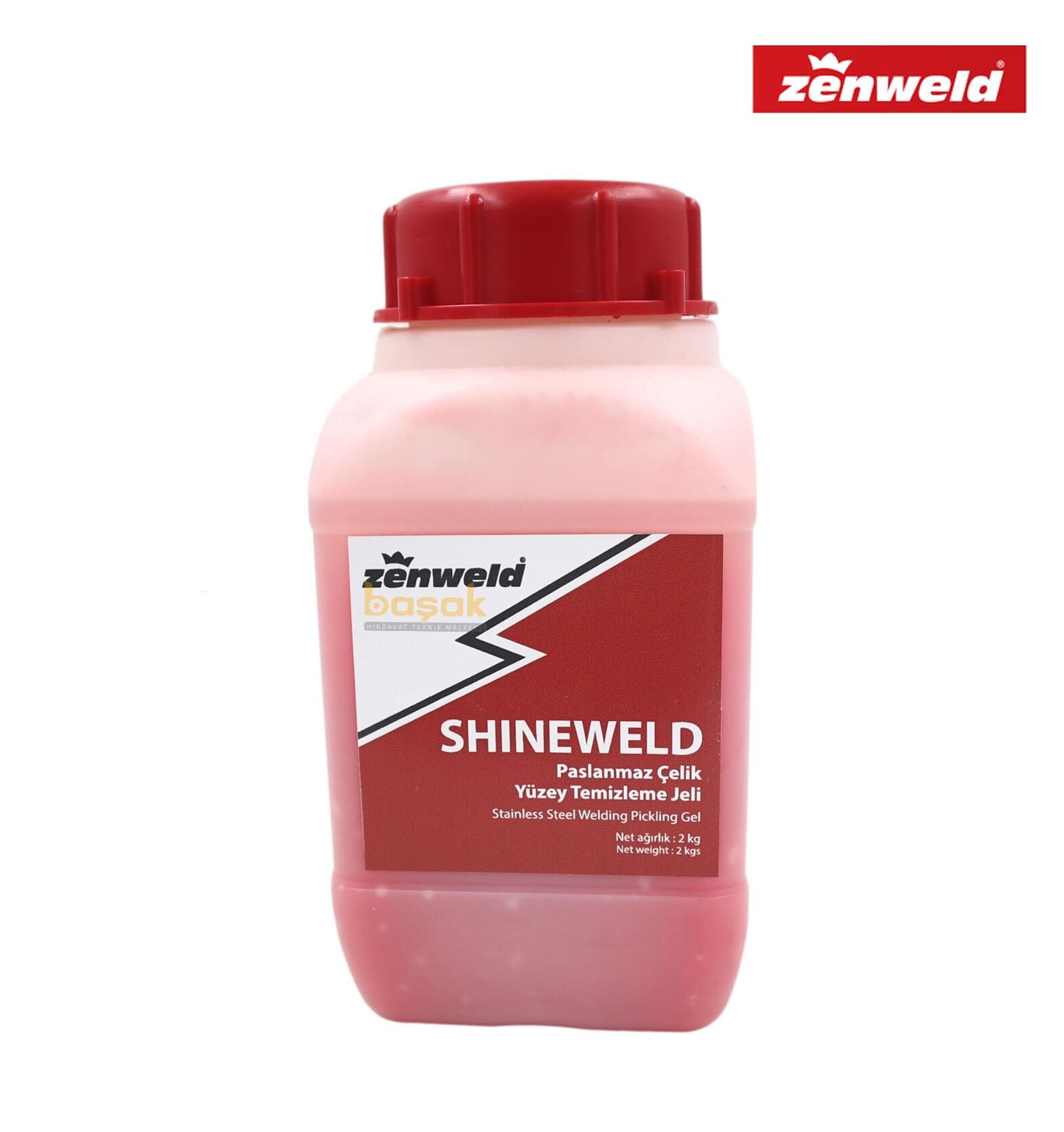 Zenweld Paslanmaz Çelik Kaynak Sonrası Yüzey Temizleme Jeli 2 kg  SHINEWELD