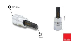 Ceta Form 6 mm 3/8” Allen Uçlu Lokma C18S-H06