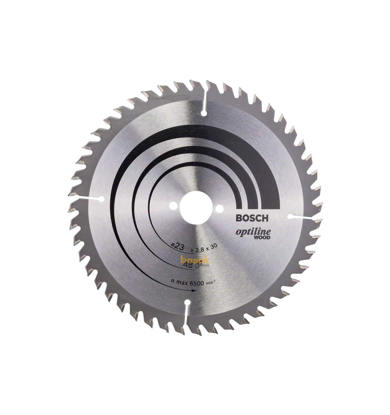 Bosch Optiline Ahşap 235x30/25 mm 48 Diş Daire Testere Bıçağı 2608640727