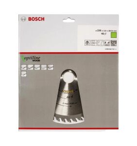 Bosch Optiline Ahşap 235x30/25 mm 48 Diş Daire Testere Bıçağı 2608640727
