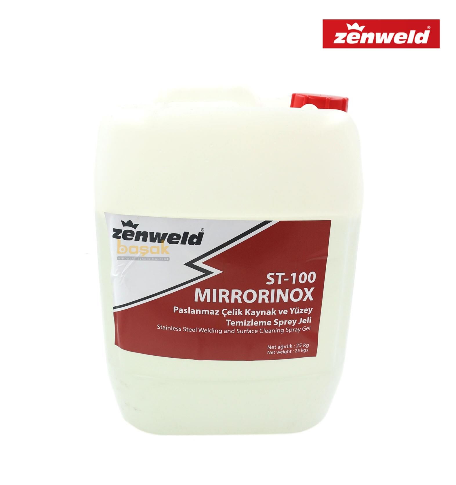 Zenweld ST-100 Paslanmaz Çelik Kaynak ve Yüzey Temizleme Sprey Jeli M.INOX