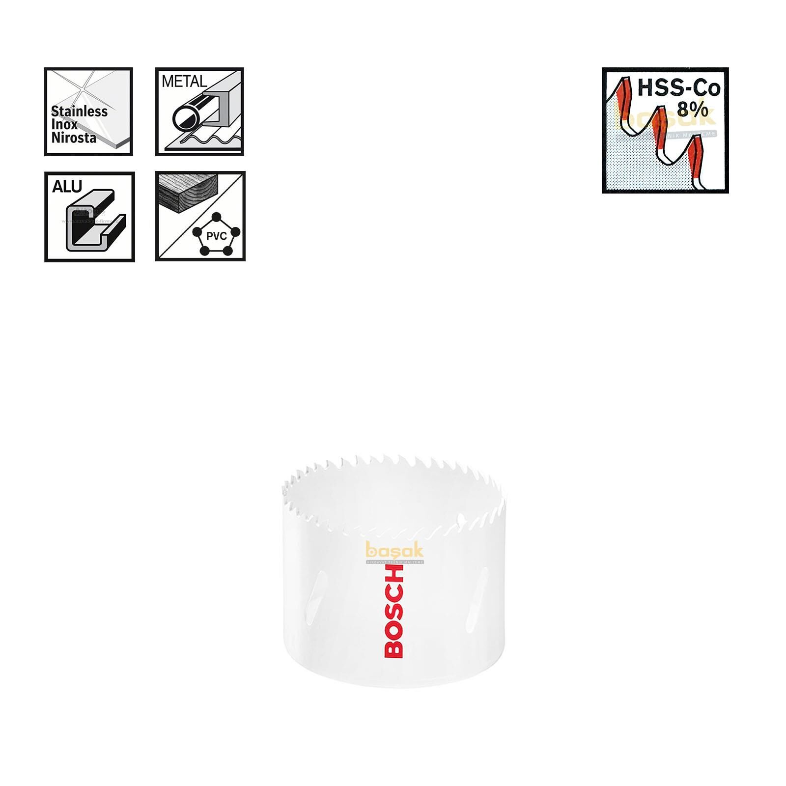 Bosch Bi-Metal 56 mm Delik Açma Testeresi 2608580489