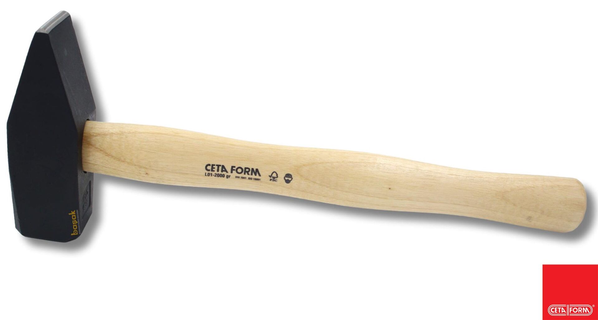 Ceta Form 2000gr Ağaç Saplı Tesviyeci Çekiç  L01-2000