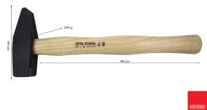 Ceta Form 2000gr Ağaç Saplı Tesviyeci Çekiç  L01-2000