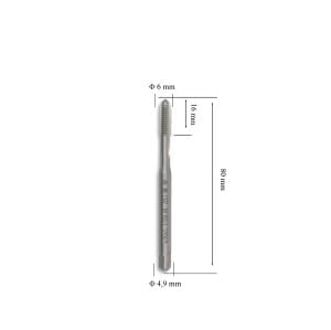 MTE M6 Düz Makine Kılavuzu Kalın Şaftlı HSSE DIN 371/C