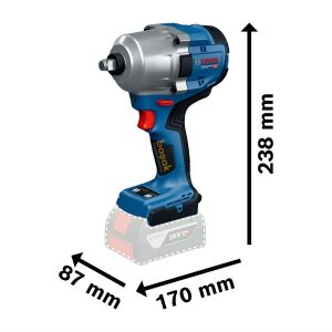 Bosch GDS 18V-780 1/2'' Akülü Somun Sıkma (Akü ve Şarj Yoktur) 06019P4000