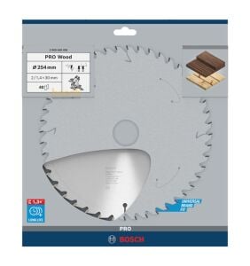 Bosch Optiline Ahşap 254x30 mm 40 Diş Daire Testere Bıçağı 2608640438