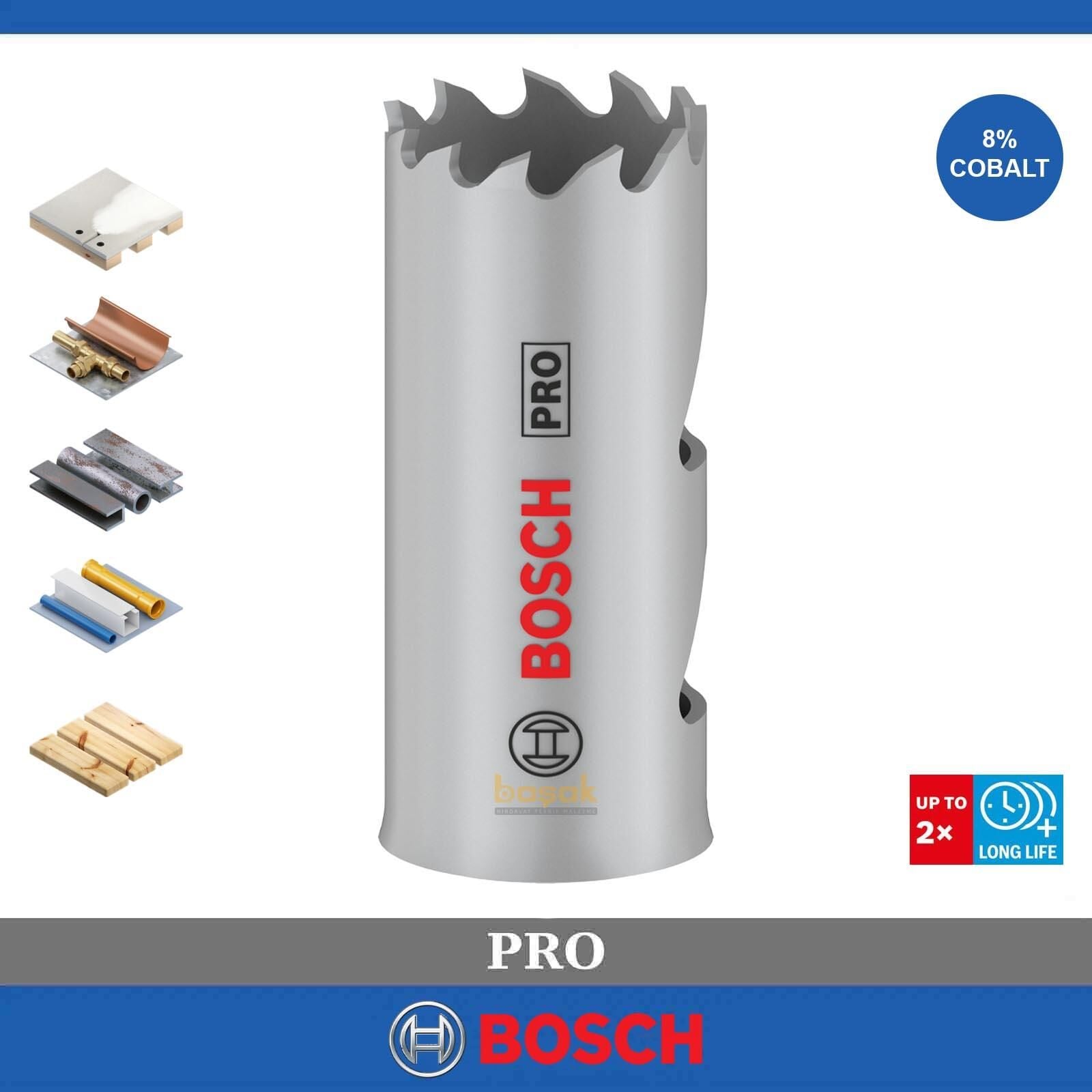 Bosch Pro 22 mm Multi Vidalı Bi-Metal Panç 2608901496