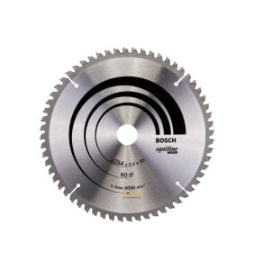 Bosch Optiline Ahşap 254x2x30 mm 60 Diş Daire Testere Bıçağı 2608640436
