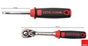 Ceta Form 4-13 mm 1/4” Lokma Takımı Plastik Çantalı 18 Parça C00-18PH2