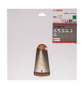 Bosch Optiline Ahşap 254x3,2x30 mm 60 Diş Daire Testere Bıçağı 2608641765