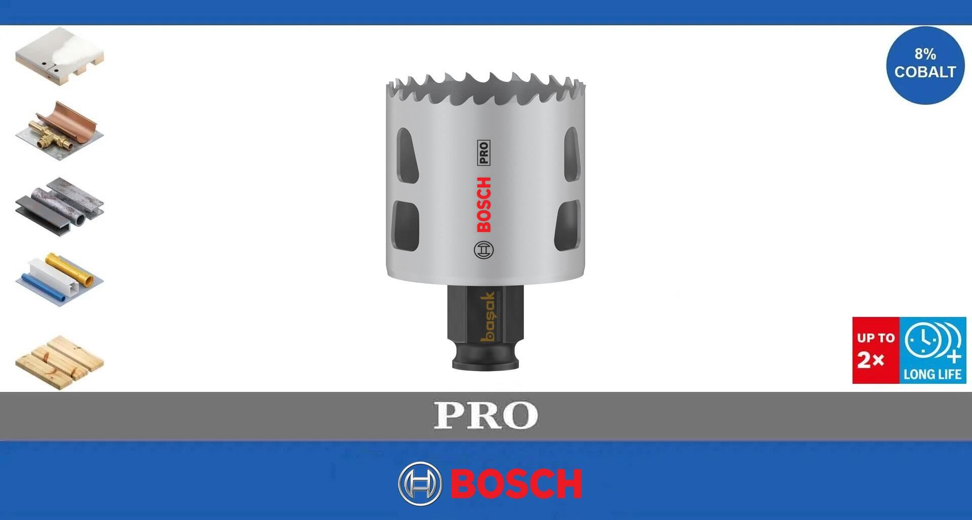 Bosch Pro 51 mm PC Delik Testeresi HSS %8 Kobalt 2608594387