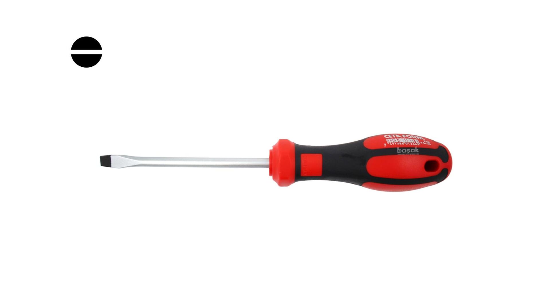 Ceta Form 6,5 x 100 mm Atölye Tipi Düz Tornavida F10-065-100