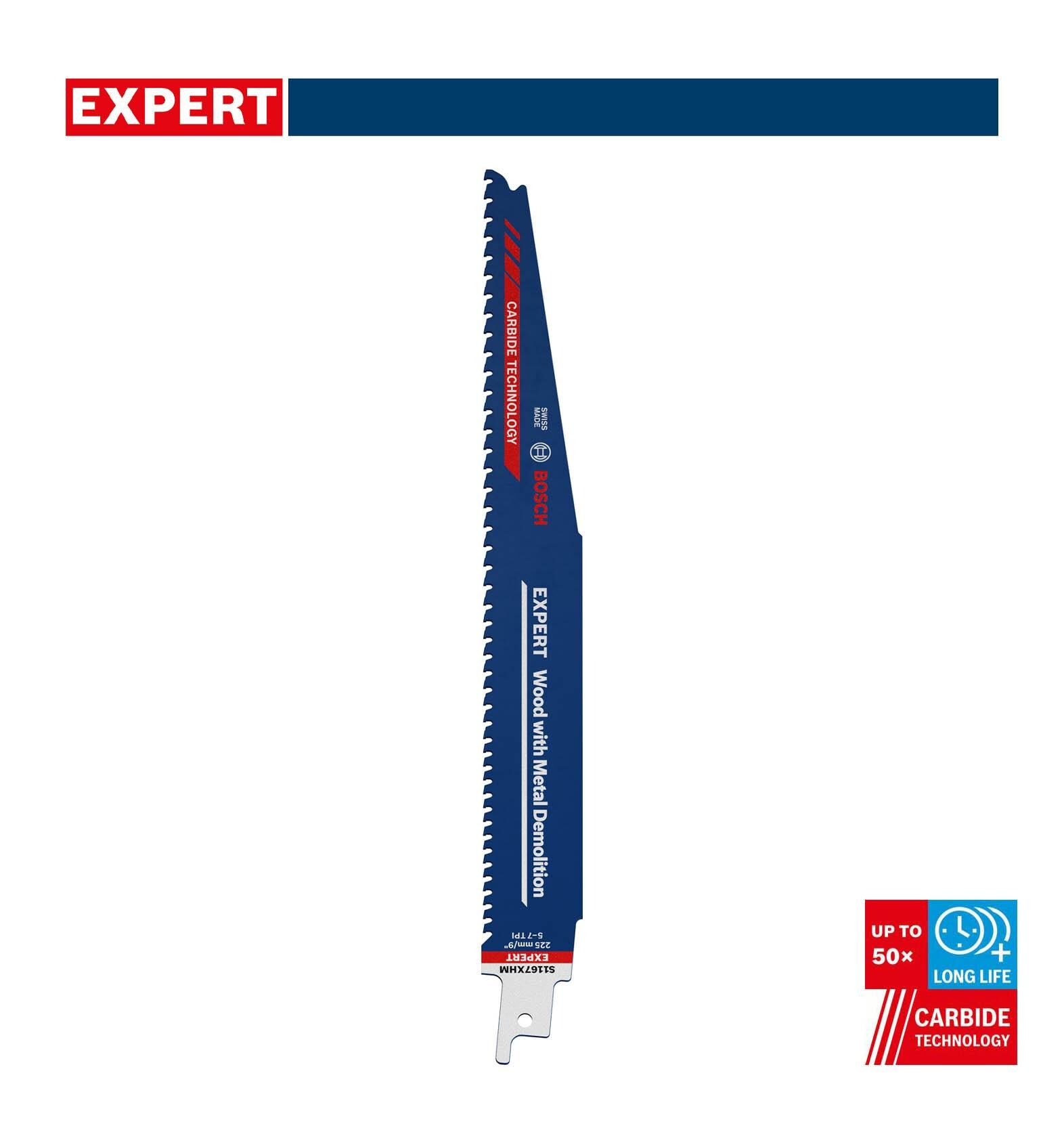 Bosch Expert S 1167 XHM Ahşap-Metal 225 mm 3'lü Panter Testere 2608900399