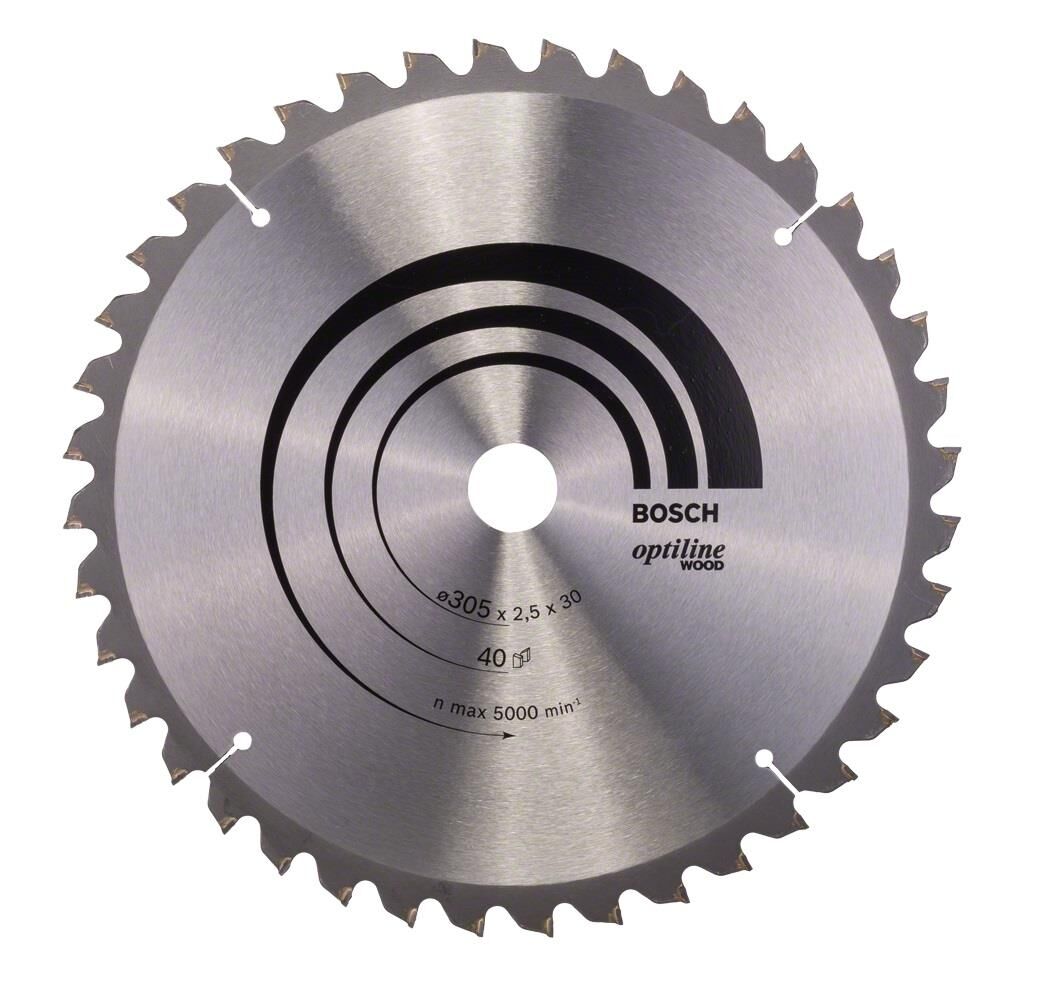 Bosch Optiline Ahşap 305x30 mm 40 Diş Daire Testere Bıçağı 2608640440