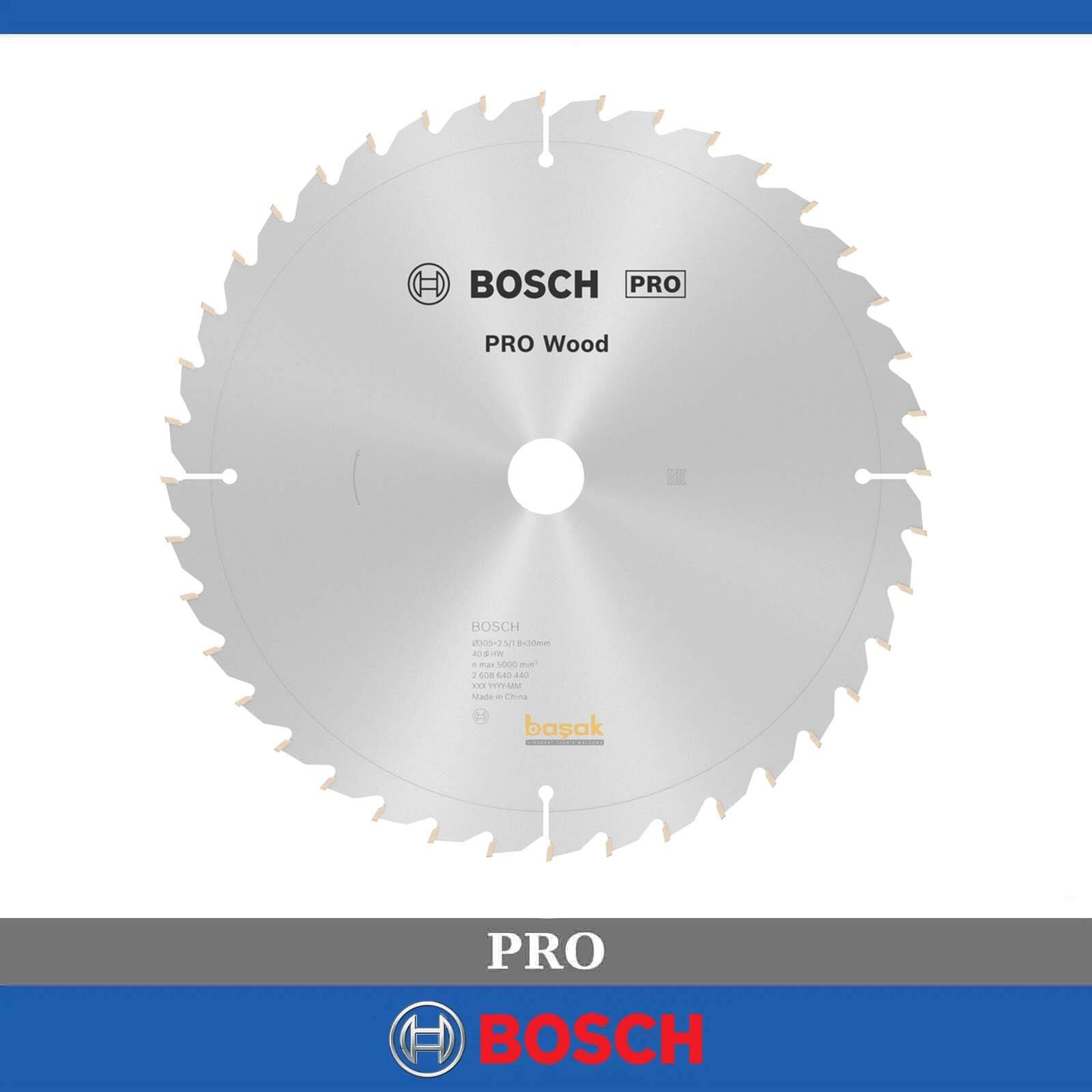 Bosch Pro 305x30 mm 40 Diş Ahşap Daire Testere 2608640440