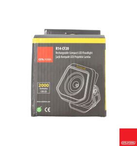 Ceta Form 2000 Lümen Şarjlı Led Projectör Lamba R14-CF20