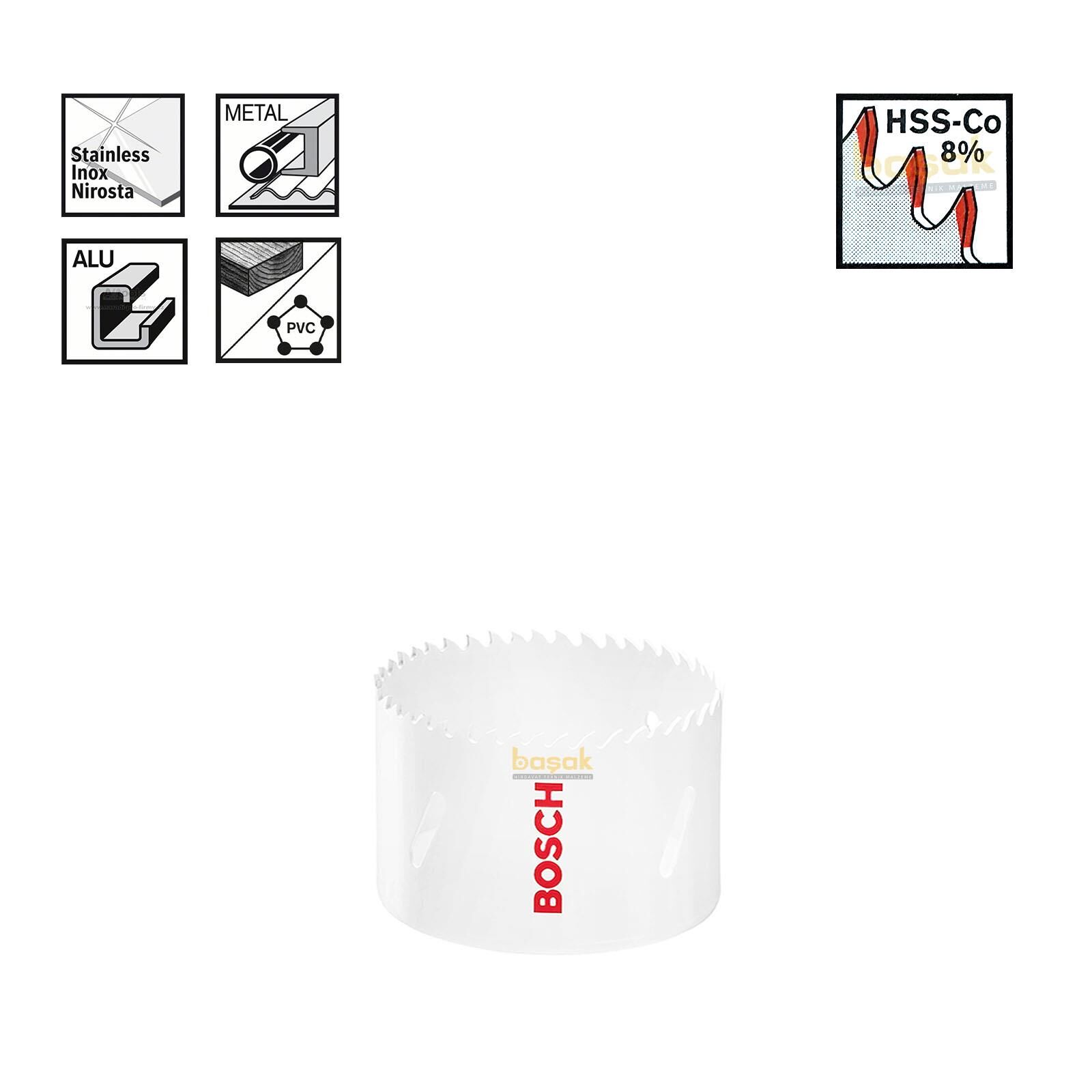 Bosch Bi-Metal 68 mm Delik Açma Testeresi 2608580496