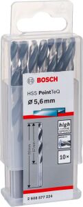 Bosch HSS PointeQ 5,6 mm Metal Matkap Ucu 10'lu 2608577224